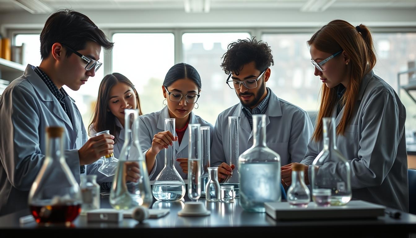 Modern university campus for students