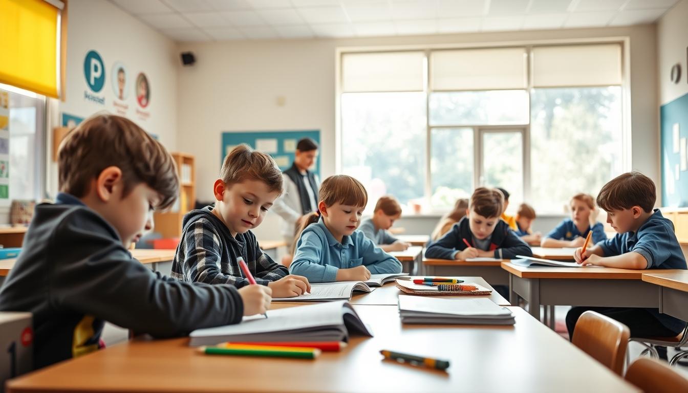 Students collaborating in study space